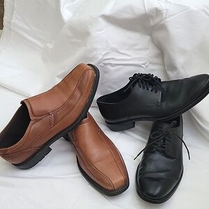 Cole Haan/Rocksport Men's shoes. Color Black/Brown. SIZE 9M